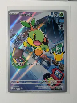Pokemon TCG - Turtwig - First Partner Illustration Promo 040 30th Anniversary - Image 1