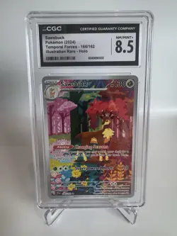Pokemon Sawsbuck #166 CGC 8.5 Mint Graded Slab - Temporal Forces 166/162 PSA - Image 1