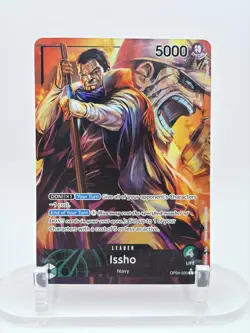 One Piece Issho OP04-020 Alternate Art Leader - Kingdoms of Intrigue NM ENGLISH - Image 1