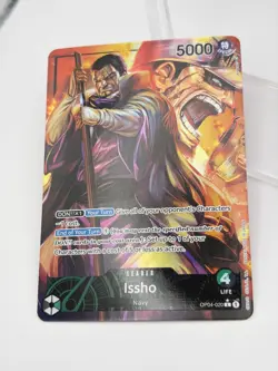One Piece Issho OP04-020 Alternate Art Leader - Kingdoms of Intrigue NM ENGLISH - Image 3