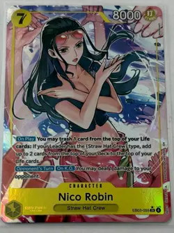 One Piece Nico Robin Heroines Edition EB03-055 SR ALT ART English - Image 1
