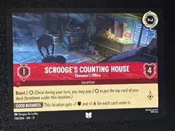 Disney Lorcana Winterspell Scrooge's Counting House - Ebenezer's Office 134/204 - Image 1