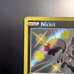Pokemon Card Nickit SV081/SV122 Shining Fates Shiny Vault Holo Rare NM - Image 2