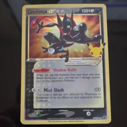 Pokemon Greninja Star 130HP SWSH144 Promo Holo SWSH: Sword & Shield TCG Card - Image 1