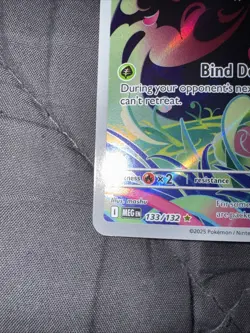 Pokemon TCG Bulbasaur Card 133/132 IR Mega Evolutions Near Mint Condition - Image 4