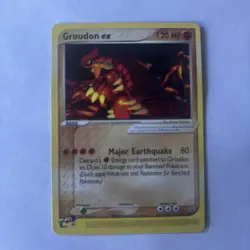 Pokemon Groudon EX Black Star Promo #2 Card TCG - Image 1