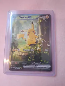 Pikachu EX 276/217 SIR Ascended Heroes Pokemon TCG Alternate Art Rare Holo Card - Image 1