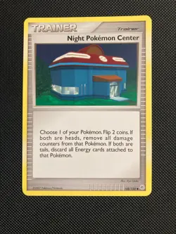 Pokemon TCG Night Pokemon Center 108/130 Diamond & Pearl Common Card (LP/MP) - Image 1