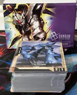 Gundam Card Game Steel Requiem GD03 - 138 Cards No Dupes - Image 2