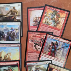 Magic the gathering COMMANDER DECK - *RED WHITE KNIGHTS*TRIBAL BEGINNER MTG FUN - Image 4