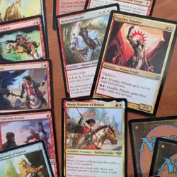 Magic the gathering COMMANDER DECK - *RED WHITE KNIGHTS*TRIBAL BEGINNER MTG FUN - Image 5