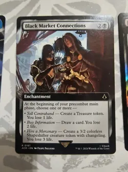 Black Market Connections (Extended Art) #161 (NM) Assassin's Creed ACR Magic MTG - Image 2