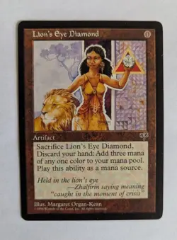Magic the Gathering Mirage Lion's Eye Diamond Near Mint! - Image 1