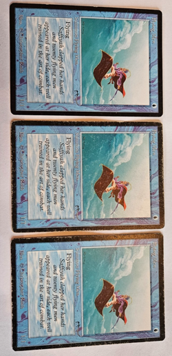 Flying Men (3) LP HP Arabian Nights ARN MTG English Regular Christopher Rush - Image 1