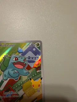 Pokemon TCG Bulbasaur 37 First Partner Collection Black Star Promo - Image 5