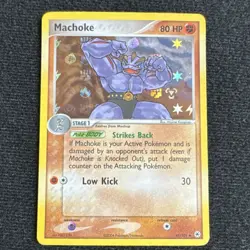 Pokemon Machoke EX Hidden Legends 41/101 Stage 1 Uncommon 80 HP English - Image 1