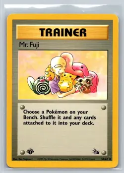 1999 Pokemon Fossil Mr. Fuji 1st Edition #58/62 Near Mint WoTC - Image 1