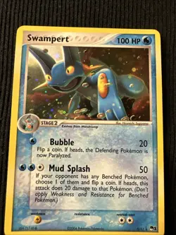 Swampert 5/17 Pop Series 1 Holo Rare Promo 2004 Pokemon - Image 1