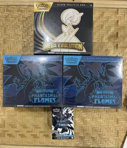 Pokemon Etb Lot Mega Evolution - Phantasmal Flames Custom Listing - Image 1