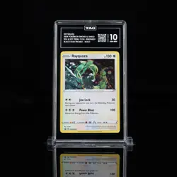 Pokemon TCG Rayquaza SWSH029 Cosmos Holo Black Star Promo TAG 10 Cert C9410264 - Image 1