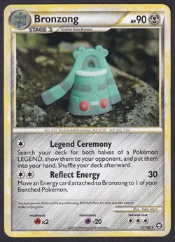 Pokemon Bronzong 15/102 Non-Holo Rare Triumphant Yuka Morii - Image 1
