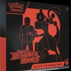 Pokemon Scarlet & Violet Destined Rivals Elite Trainer Box Mewtwo English [ETB] - Image 1