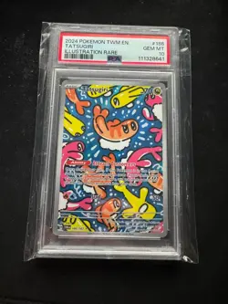 2024 Pokemon Twilight Masquerade Tatsugiri #186 Illustration Rare PSA 10 GEM MT - Image 1