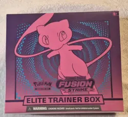New FUSION STRIKE ETB Elite Trainer Box Sealed POKEMON MEW - Image 1
