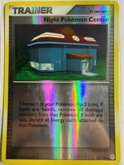 Night Pokemon Center Reverse Holo Uncommon Diamond and Pearl 108/130 MP - Image 1