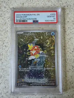 Magikarp 203/193 Illustration Rare Pal En-paldea Evolved Pokemon PSA 10 - Image 1