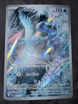 Pokemon TCG Articuno Journey Together 161/159 Fair Condition - Image 1