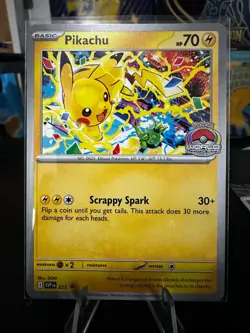 Pokemon Pikachu #225 World Championship 2025 Promo Card - Image 1