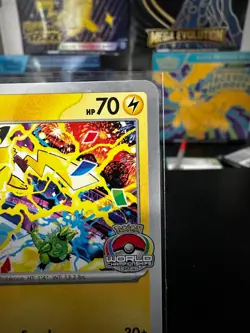 Pokemon Pikachu #225 World Championship 2025 Promo Card - Image 3