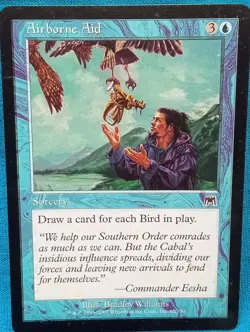Magic the Gathering Cards - Airborne Aid - Onslaught **Near Mint** - Image 1