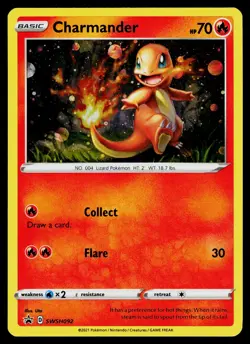 Charmander SWSH092 SWSH: Sword & Shield Promo Cards Cosmos Holo - Image 1