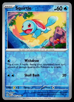 Squirtle 007/165 Miscellaneous Cards & Products Reverse Cosmos Holo #1 - Image 1