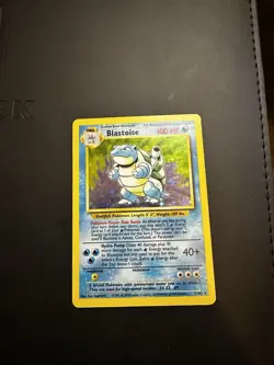 Pokemon TCG Blastoise Base Set Holo Unlimited Rare Card 2/102 WOTC LP - Image 3