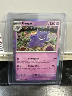 Pokemon TCG Gengar 094/165 R SV2a 151 Holo Card NM Condition - Image 1