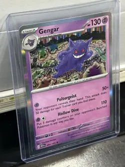 Pokemon TCG Gengar 094/165 R SV2a 151 Holo Card NM Condition - Image 2