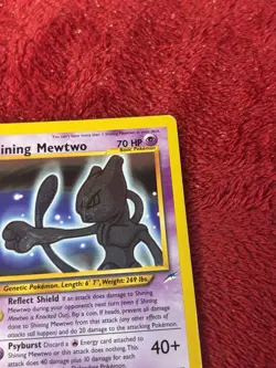 Shining Mewtwo 109/105 Neo Destiny Holo Wotc Pokemon Card Played - Image 2
