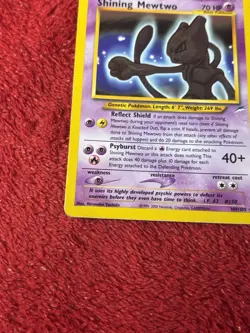 Shining Mewtwo 109/105 Neo Destiny Holo Wotc Pokemon Card Played - Image 4