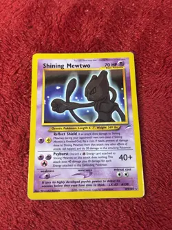 Shining Mewtwo 109/105 Neo Destiny Holo Wotc Pokemon Card Played - Image 5