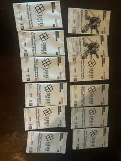 Gundam Card Game Participation Pack Lot 01 02, 03, 04 + Collaboration LOT OF 12 - Image 1