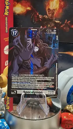 Digimon Card Game Apocalymon EX10-061 SR Alternate Art Sinister Order NM alt art - Image 2