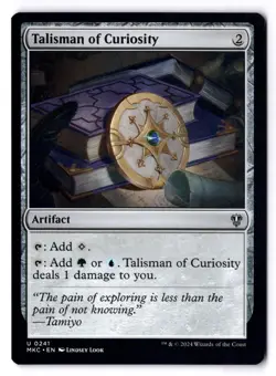Talisman Of Curiosity NM* Commander Murders At Karlov Manor 0241 mtg -UnltdCards - Image 1