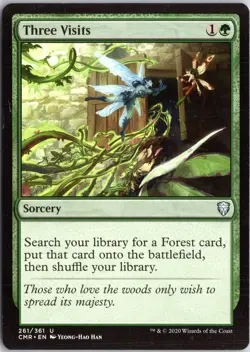 Commander Legends #261 Three Visits - Image 1