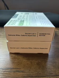 MTG Secret Lair Drop x Hatsune Miku Sakura Superstar EN Rainbow Foil And Non Set - Image 1