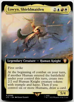 MTG Eowyn, Shieldmaiden (Extended Art) M Commander: The Lord of the Rings: Tales - Image 1