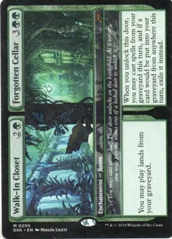 MTG: Duskmourn House of Horror: Walk-In Closet // Forgotten Cellar: LP Condition - Image 1