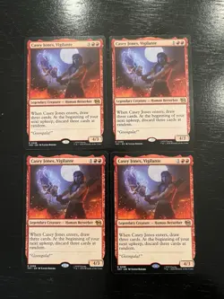 Casey Jones, Vigilante X4X NM/M Teenage Mutant Ninja Turtles TMT Magic MTG - Image 1